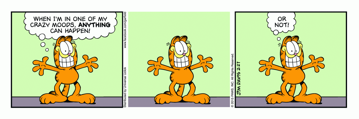 Garfield, February 27, 2015