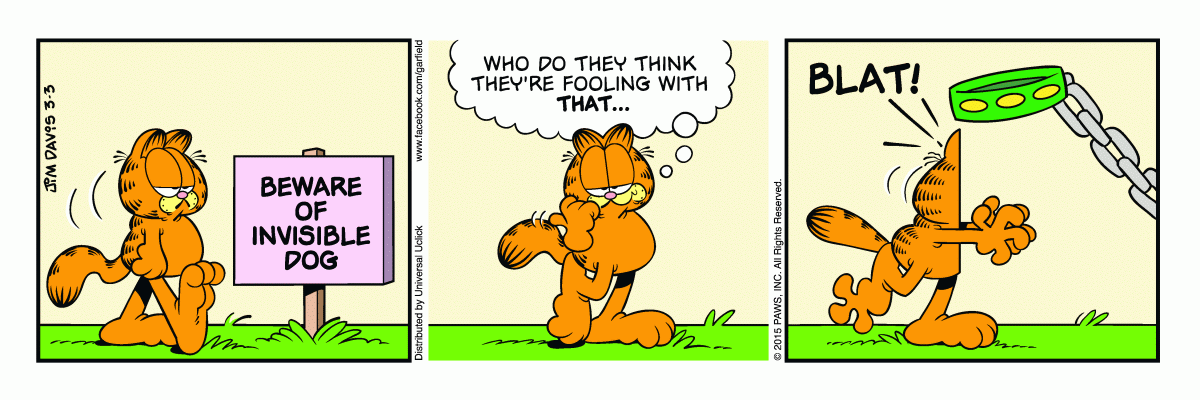 Garfield, March 3, 2015