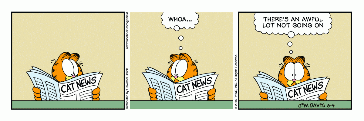 Garfield, March 4, 2015