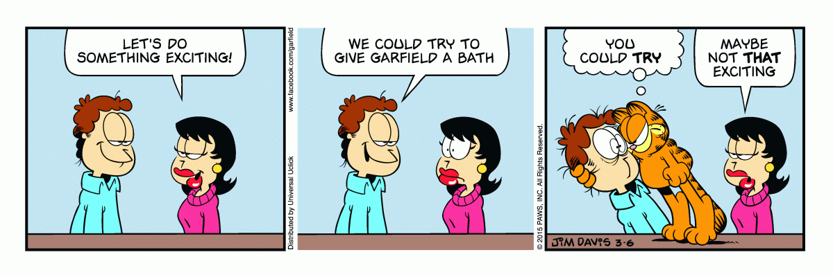 Garfield, March 6, 2015