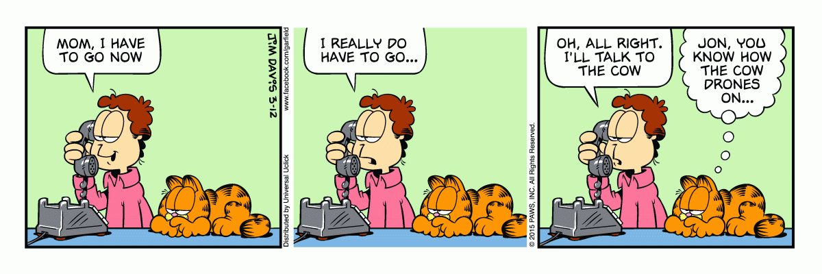 Garfield, March 12, 2015