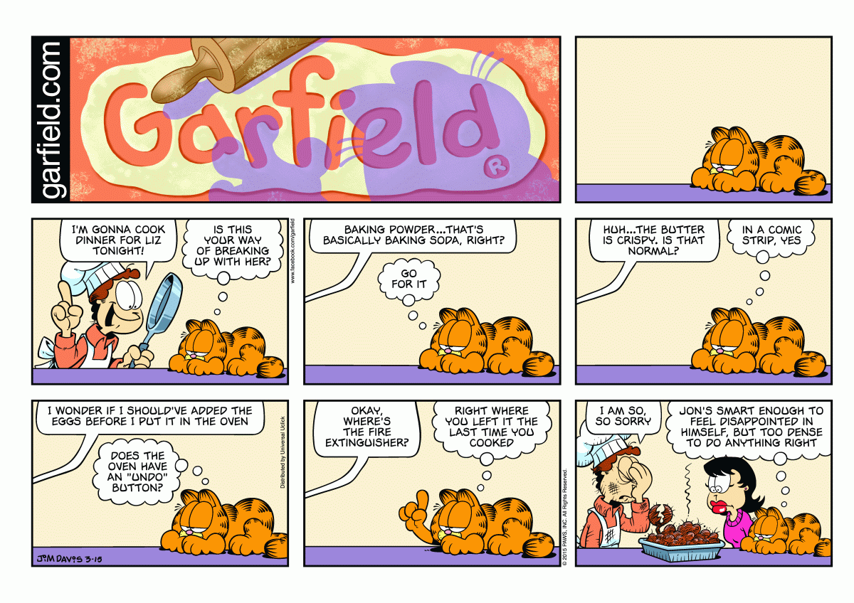 Garfield, March 15, 2015