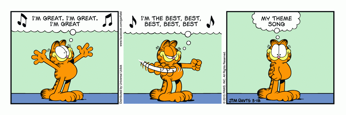 Garfield, March 18, 2015