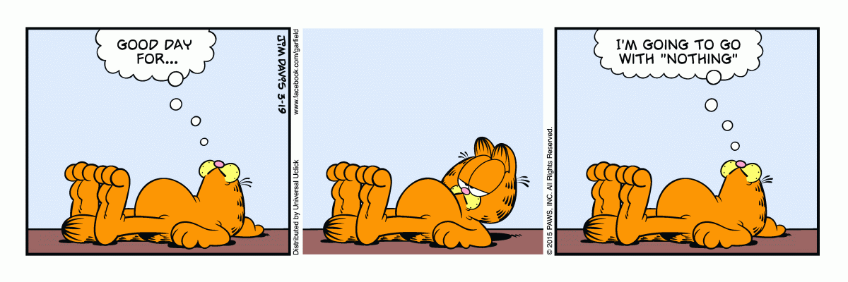 Garfield, March 19, 2015