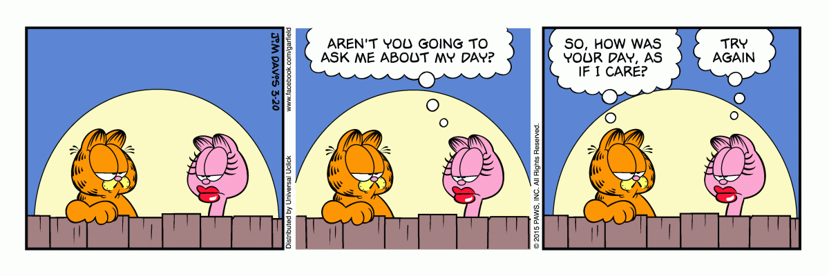 Garfield, March 20, 2015