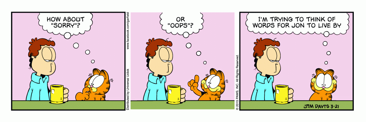 Garfield, March 21, 2015