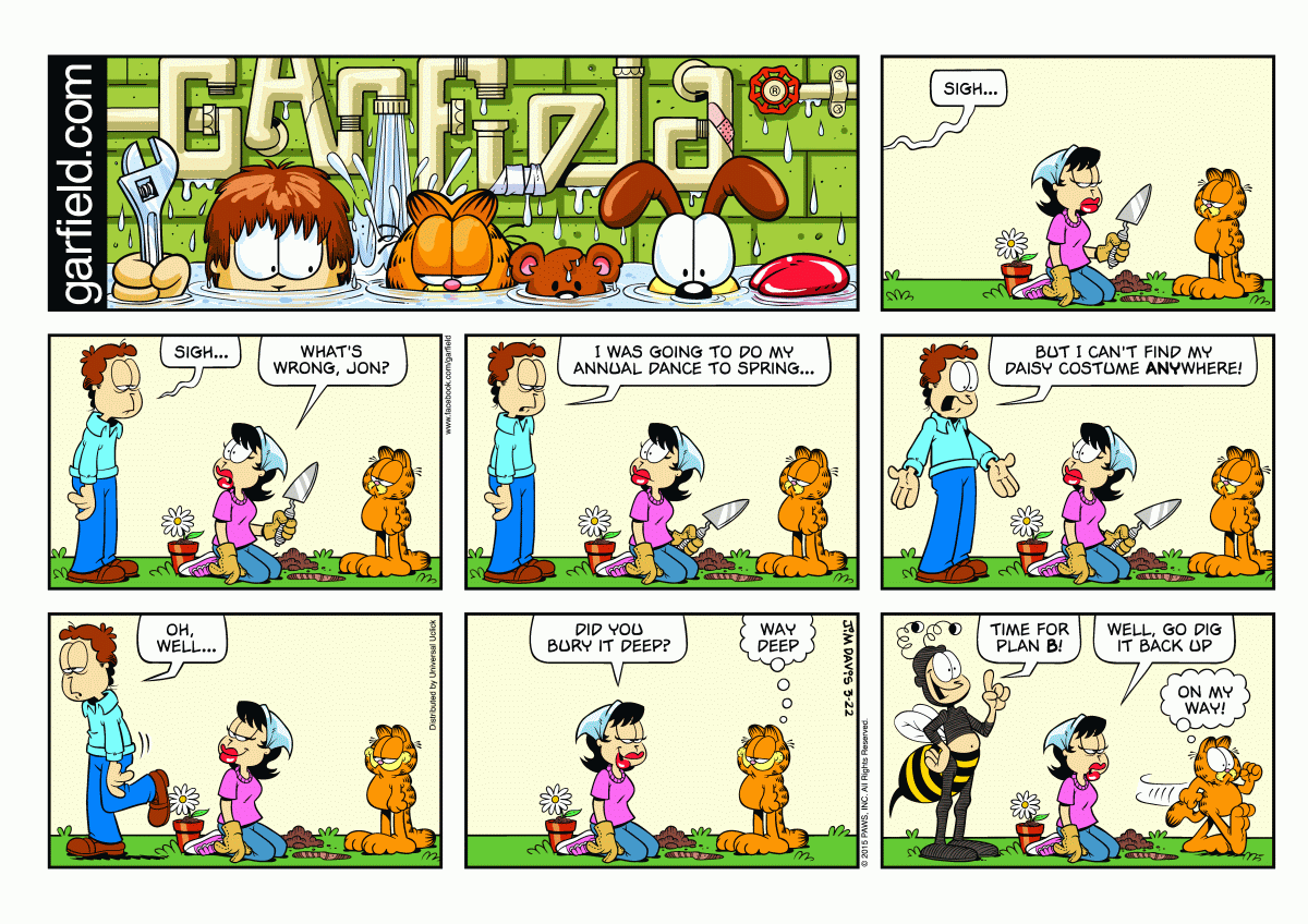 Garfield, March 22, 2015
