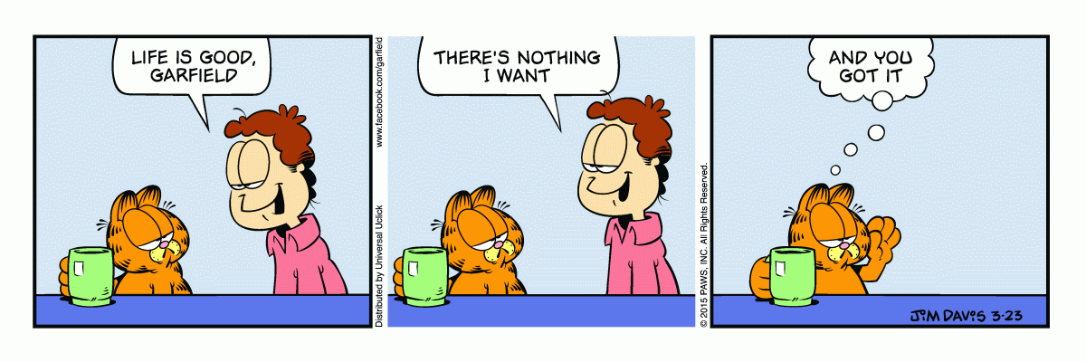 Garfield, March 23, 2015