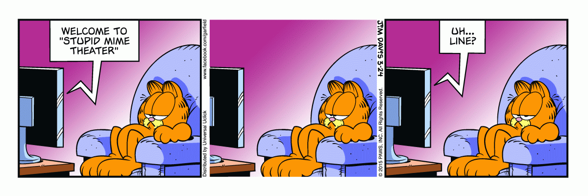 Garfield, March 24, 2015