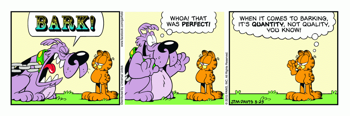 Garfield, March 25, 2015