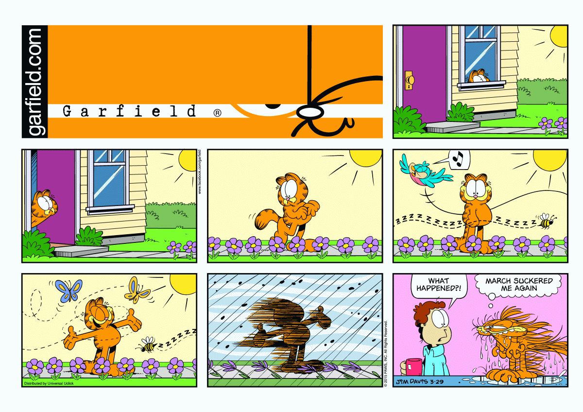 Garfield, March 29, 2015