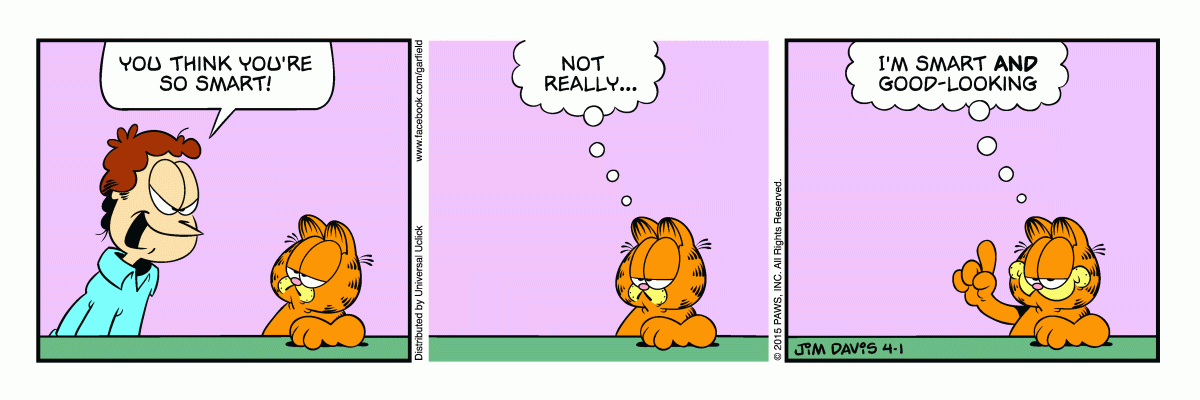 Garfield, April 1, 2015
