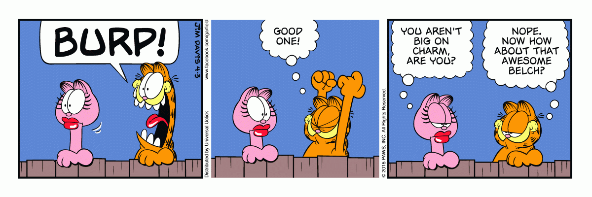 Garfield, April 3, 2015