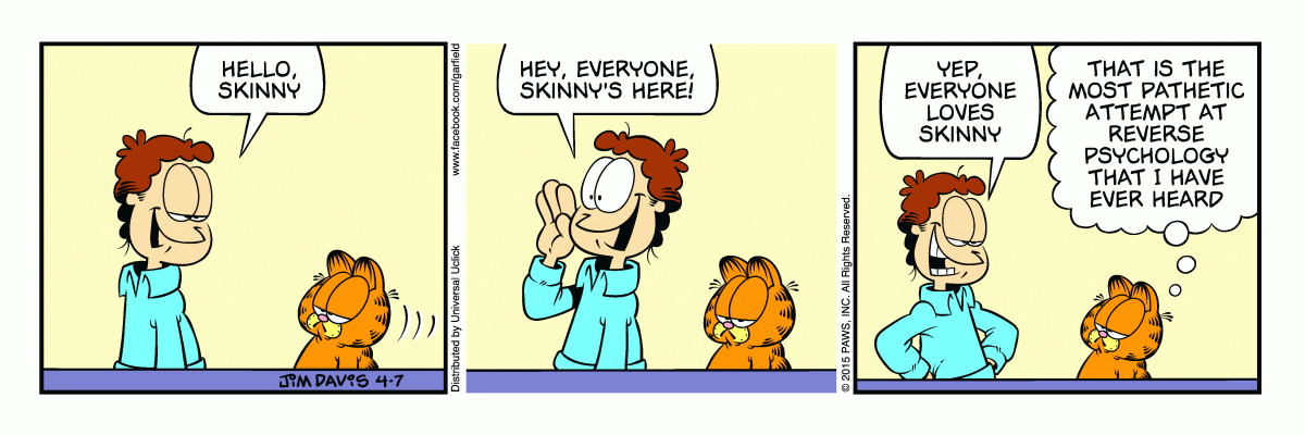 Garfield, April 7, 2015