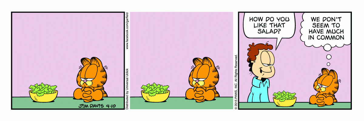 Garfield, April 10, 2015