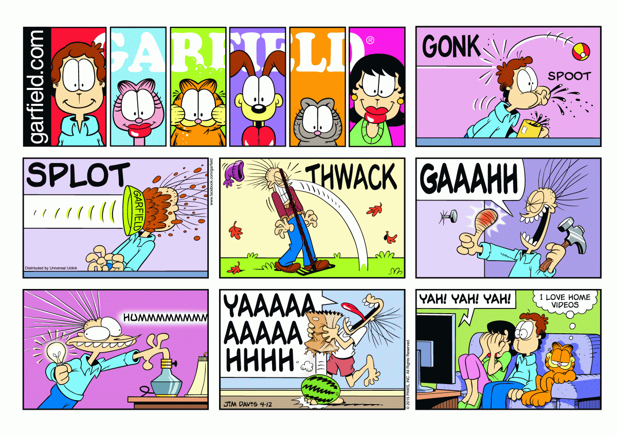 Garfield, April 12, 2015