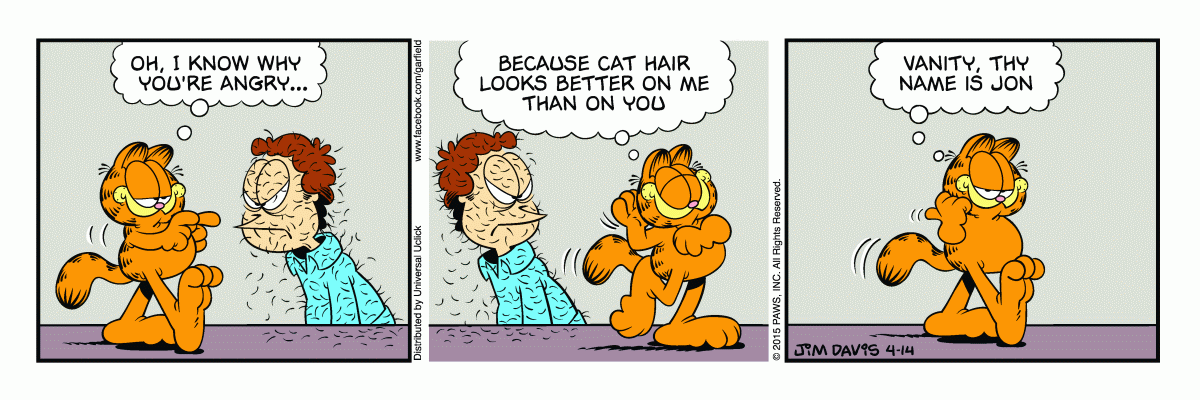 Garfield, April 14, 2015