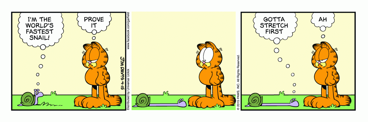Garfield, April 15, 2015
