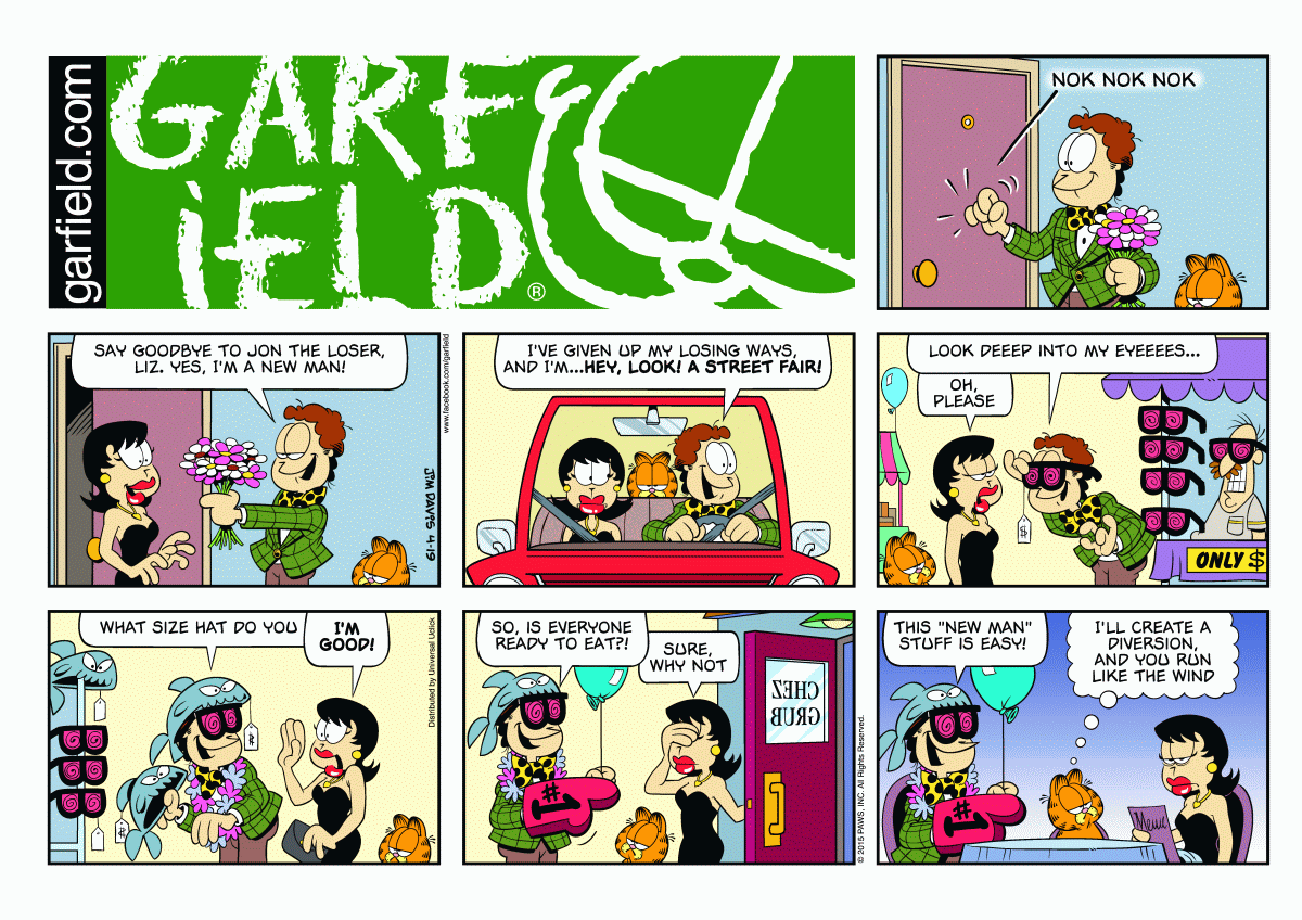 Garfield, April 19, 2015