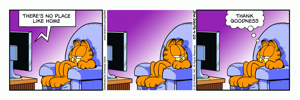 Garfield, April 20, 2015