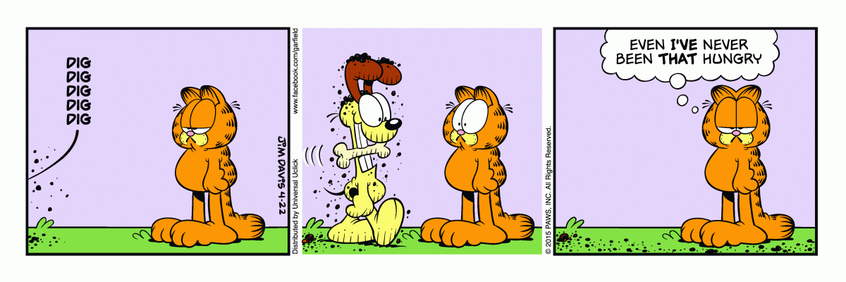 Garfield, April 22, 2015