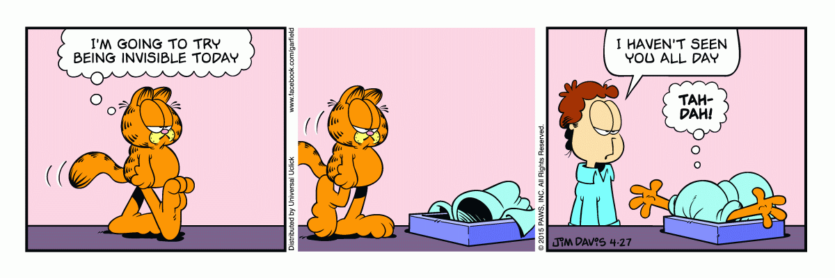 Garfield, April 27, 2015