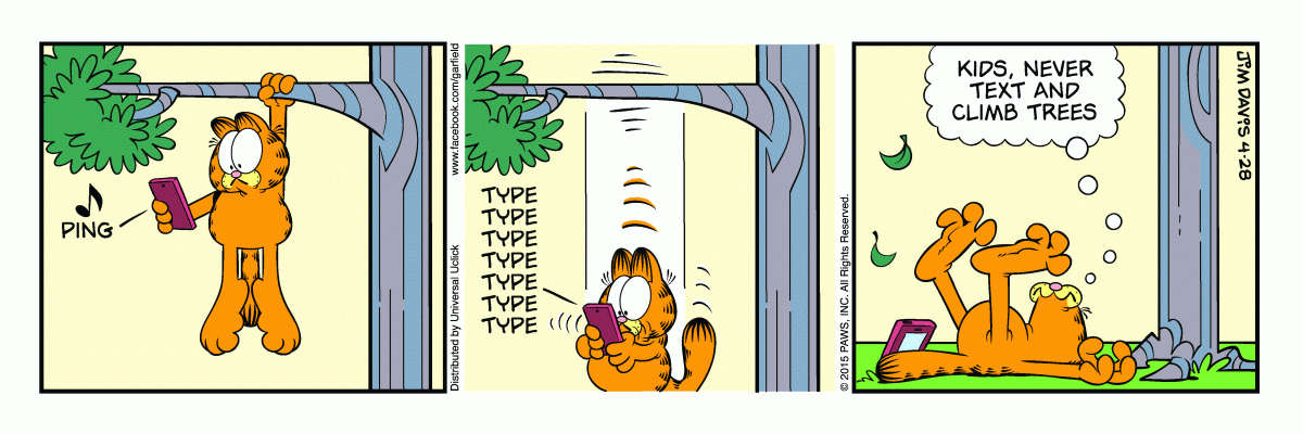 Garfield, April 28, 2015