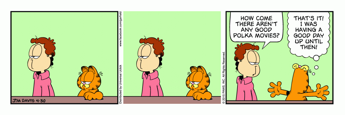 Garfield, April 30, 2015