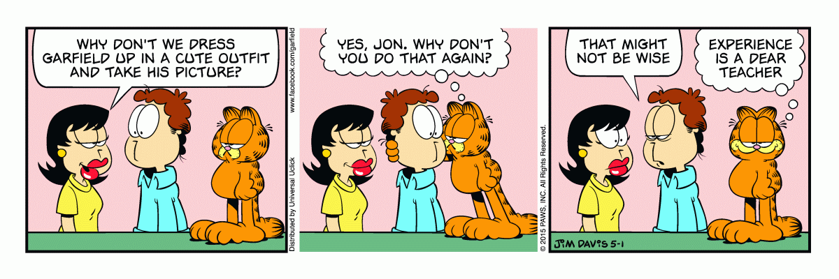 Garfield, May 1, 2015