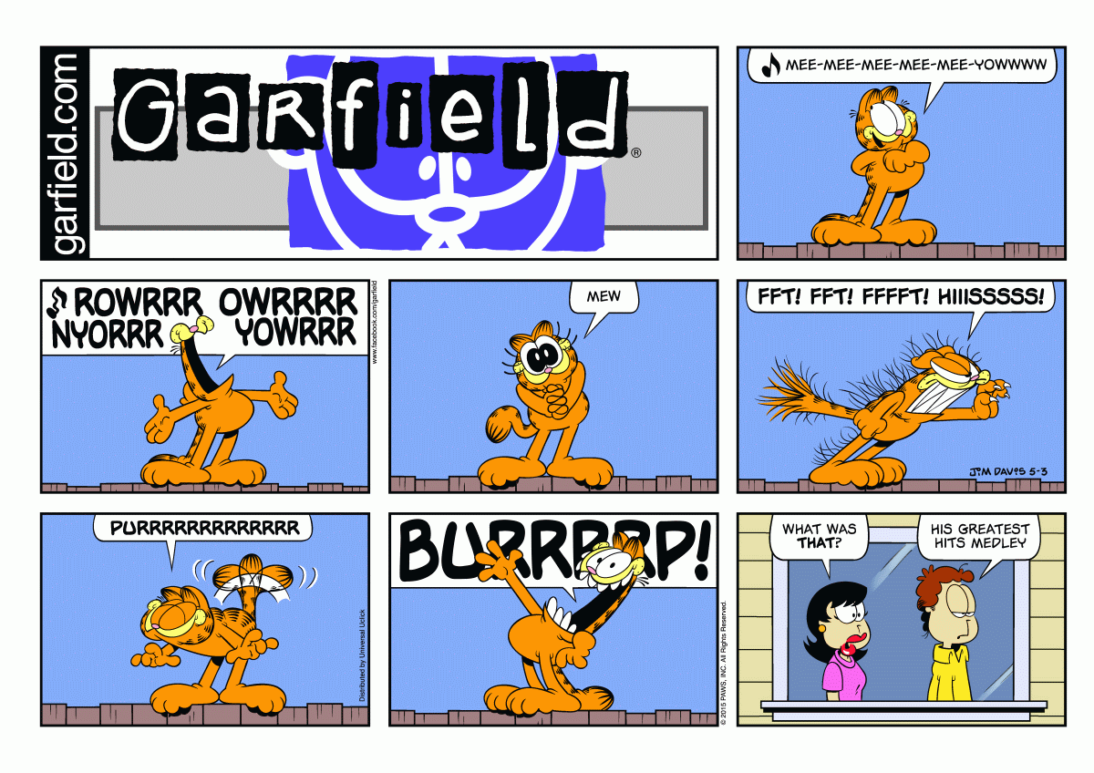 Garfield, May 3, 2015