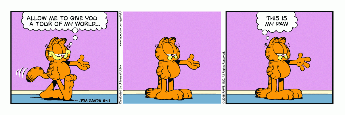 Garfield, May 11, 2015