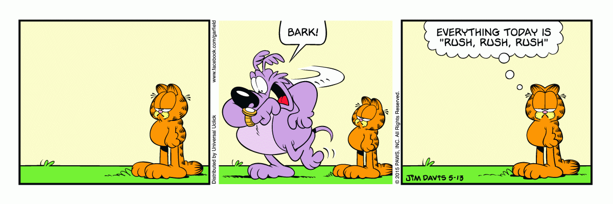 Garfield, May 13, 2015