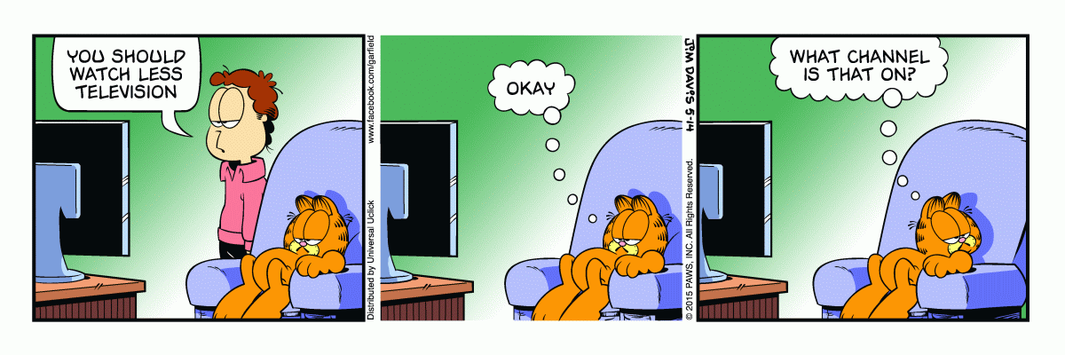 Garfield, May 14, 2015