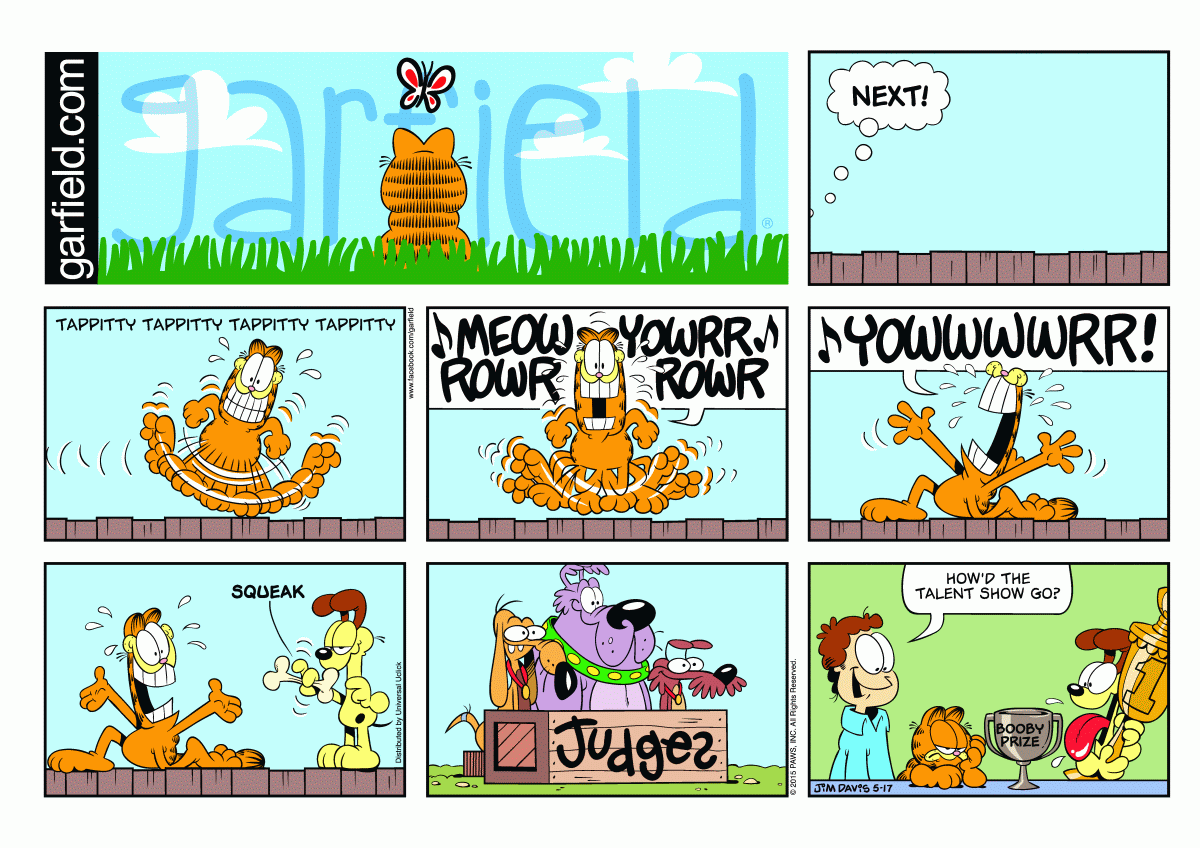 Garfield, May 17, 2015
