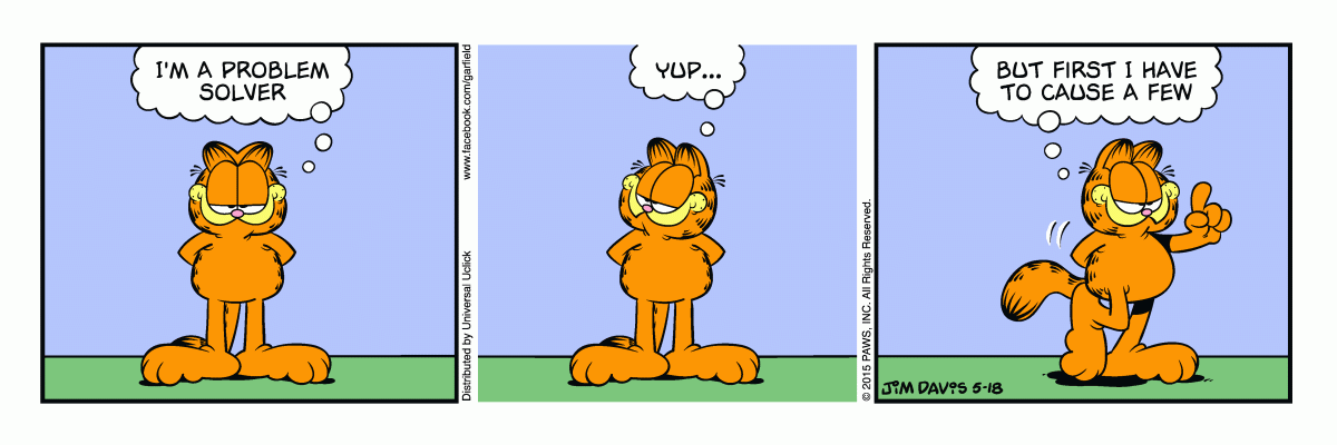 Garfield, May 18, 2015