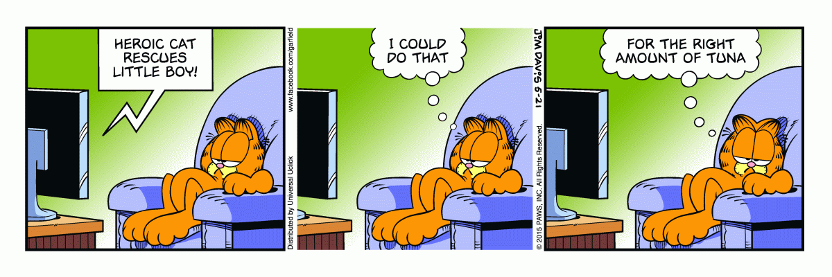 Garfield, May 21, 2015