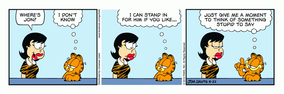 Garfield, May 22, 2015