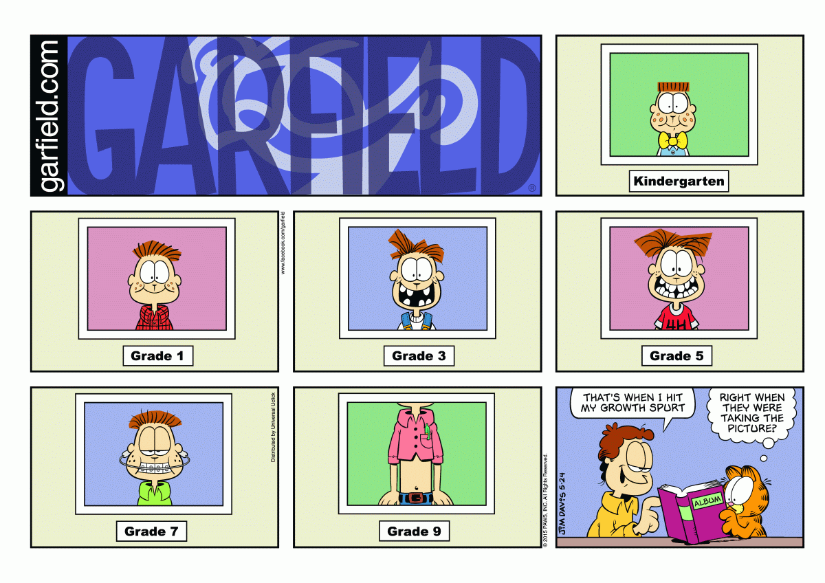 Garfield, May 24, 2015