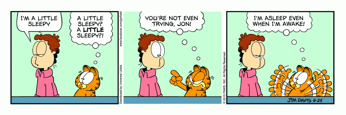 Garfield, May 25, 2015