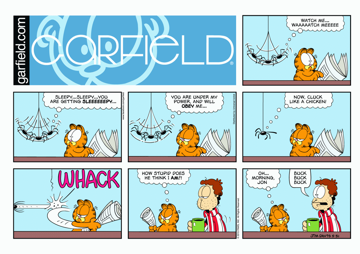 Garfield, May 31, 2015