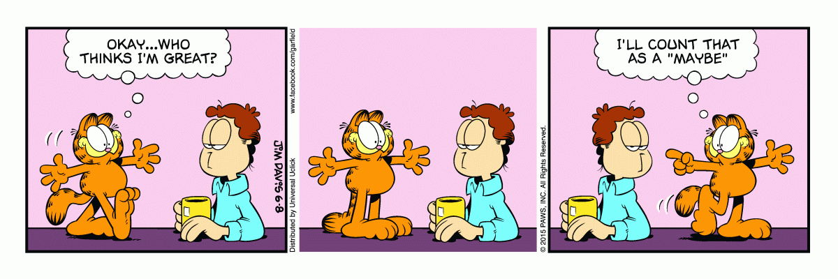 Garfield, June 8, 2015