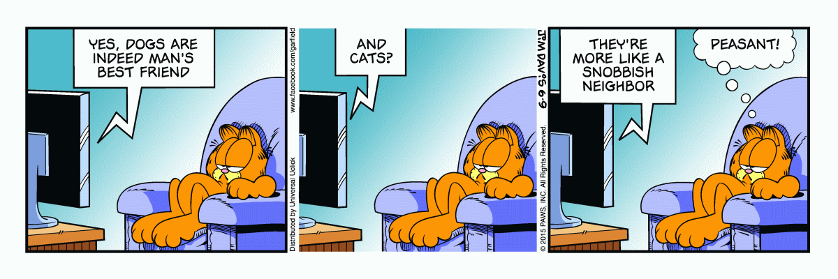Garfield, June 9, 2015
