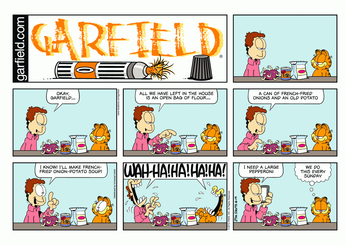 Garfield, June 14, 2015