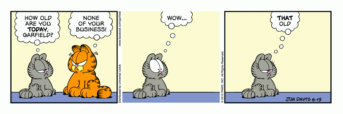 Garfield, June 19, 2015