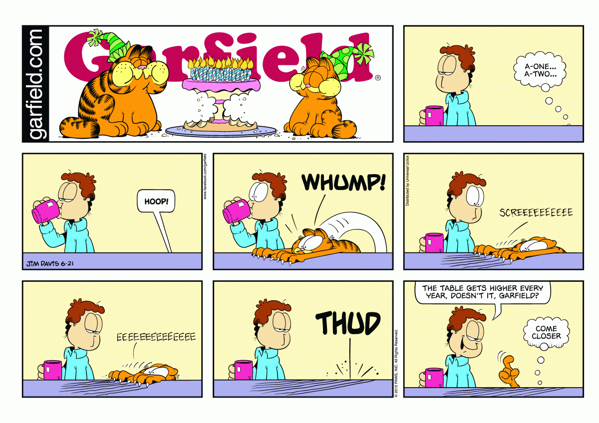 Garfield, June 21, 2015