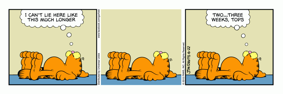 Garfield, June 22, 2015