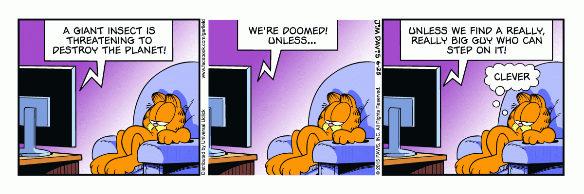 Garfield, June 25, 2015