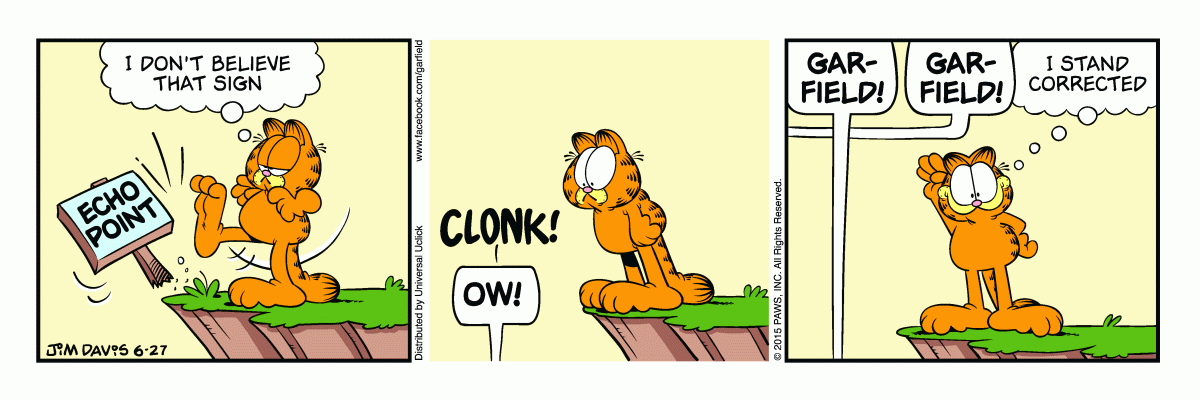 Garfield, June 27, 2015