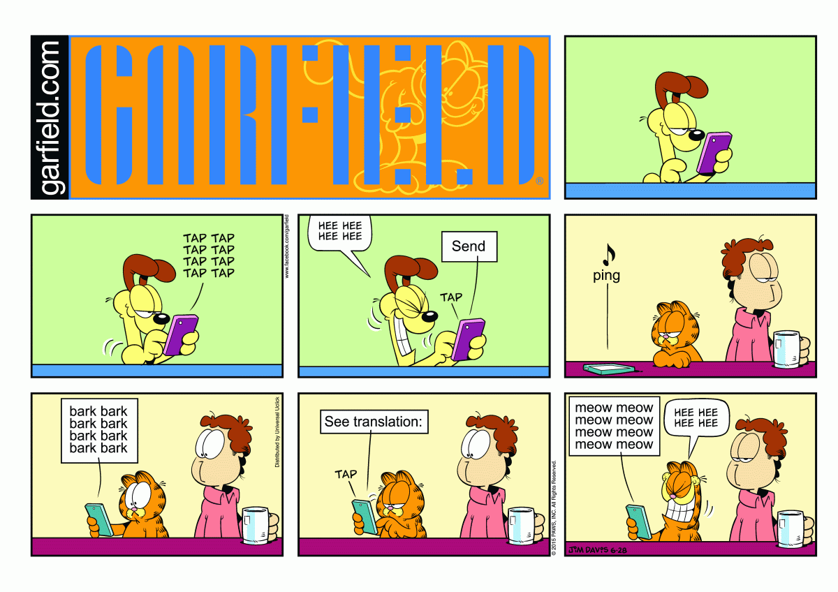 Garfield, June 28, 2015