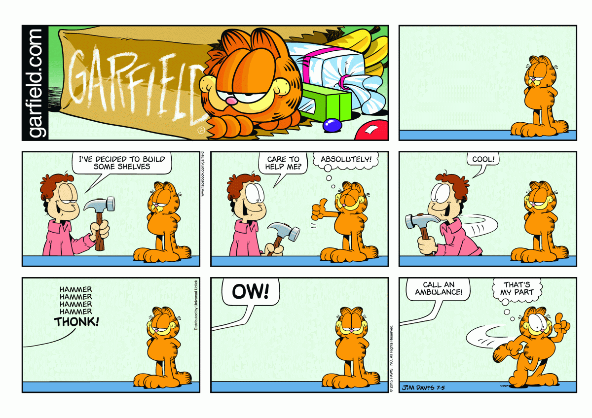 Garfield, July 5, 2015